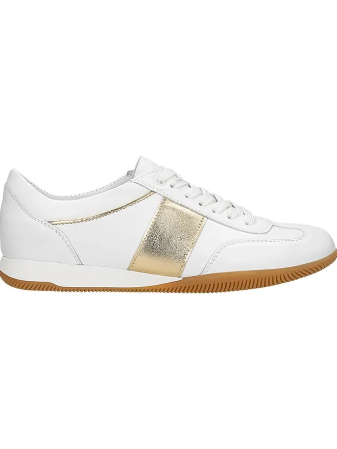 Wojas Sneakers^Leder-Sneakers in Weiß/ Hellbraun