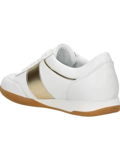 Wojas Sneakers^Leder-Sneakers in Weiß/ Hellbraun