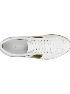 Wojas Sneakers^Leder-Sneakers in Weiß/ Hellbraun