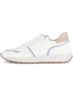 Gabor Sneakers^Leder-Sneakers in Weiß/ Hellblau/ Beige