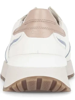 Gabor Sneakers^Leder-Sneakers in Weiß/ Hellblau/ Beige