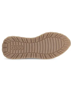 Gabor Sneakers^Leder-Sneakers in Weiß/ Hellblau/ Beige