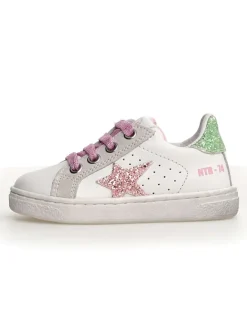 Naturino Sneakers·Sneakers Low^Leder-Sneakers in Weiß/ Rosa