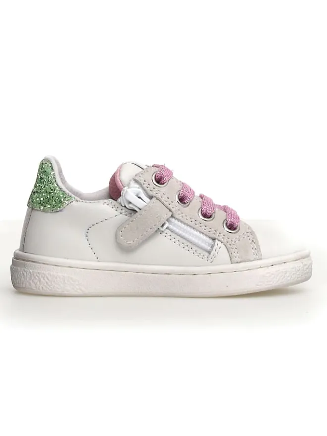 Naturino Sneakers·Sneakers Low^Leder-Sneakers in Weiß/ Rosa