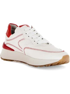 Gabor Sneakers^Leder-Sneakers in Weiß/ Rot