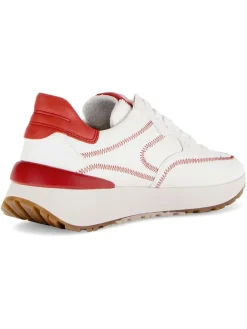 Gabor Sneakers^Leder-Sneakers in Weiß/ Rot