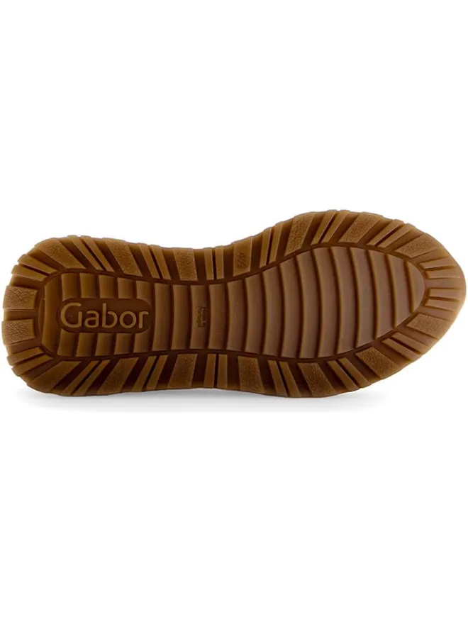 Gabor Sneakers^Leder-Sneakers in Weiß/ Rot