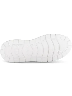 Gabor Sneakers^Leder-Sneakers in Weiß/ Rot