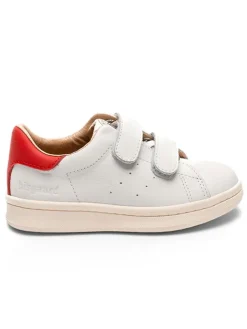 bisgaard Sneakers·Sneakers Low^Leder-Sneakers in Weiß/ Rot