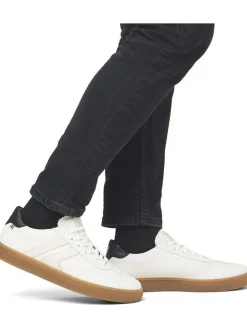rieker Sneakers^Leder-Sneakers in Weiß/ Schwarz