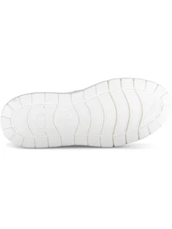 Gabor Sneakers^Leder-Sneakers in Weiß/ Silber