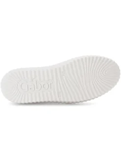 Gabor Sneakers^Leder-Sneakers in Weiß/ Türkis/ Rosa