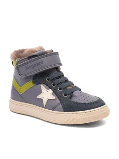 bisgaard Sneakers·Sneakers High^Leder-Sneakers "Isak" in Grau