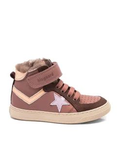 Leder-Sneakers "Isak" in Rosa/ Braun>bisgaard Sale