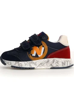 Leder-Sneakers "Jesko 2" in Dunkelblau/ Rot>Naturino Hot