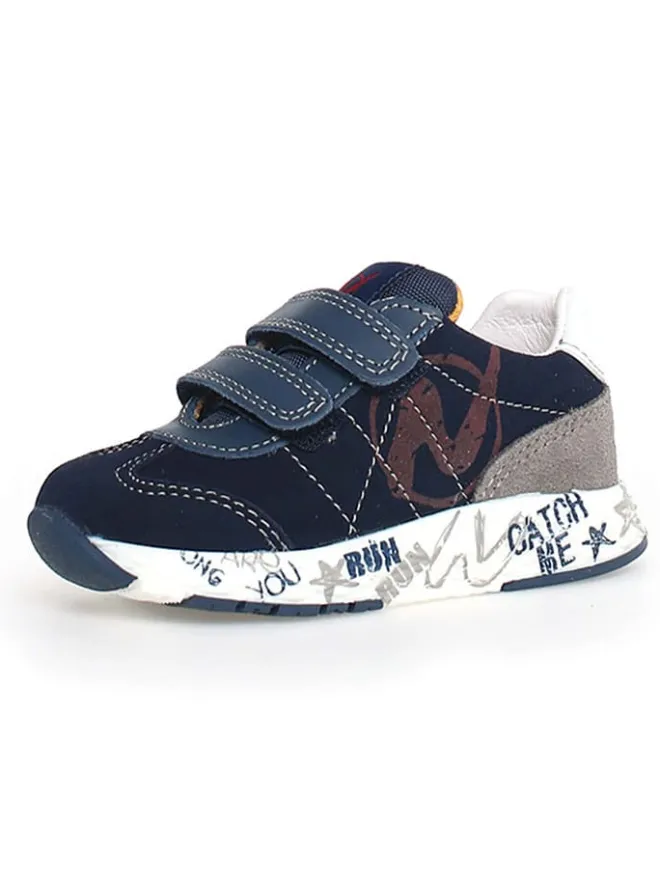 Naturino Sneakers^Leder-Sneakers "Jesko 2" in Dunkelblau