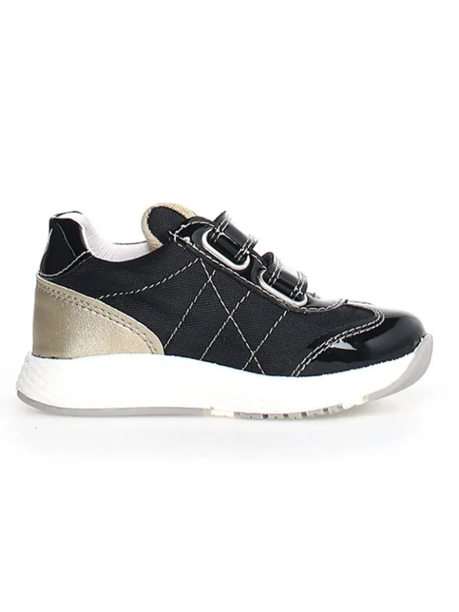 Naturino Sneakers^Leder-Sneakers "Jesko 2" in Gold/ Schwarz