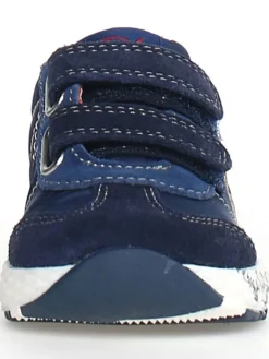 Naturino Sneakers^Leder-Sneakers "Jesko" in Dunkelblau/ Blau