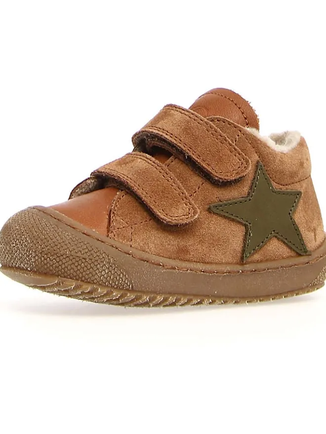 Naturino Sneakers^Leder-Sneakers "Kolde 2" in Hellbraun