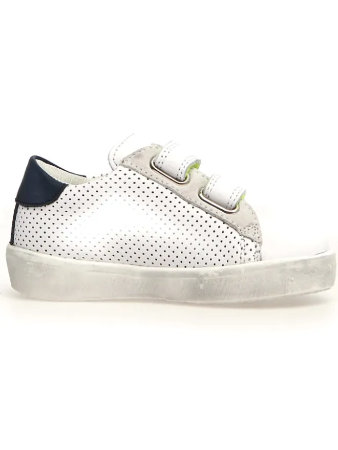 Naturino Sneakers|Sneakers·Sneakers Low^Leder-Sneakers "Korey" in Weiß/ Grün