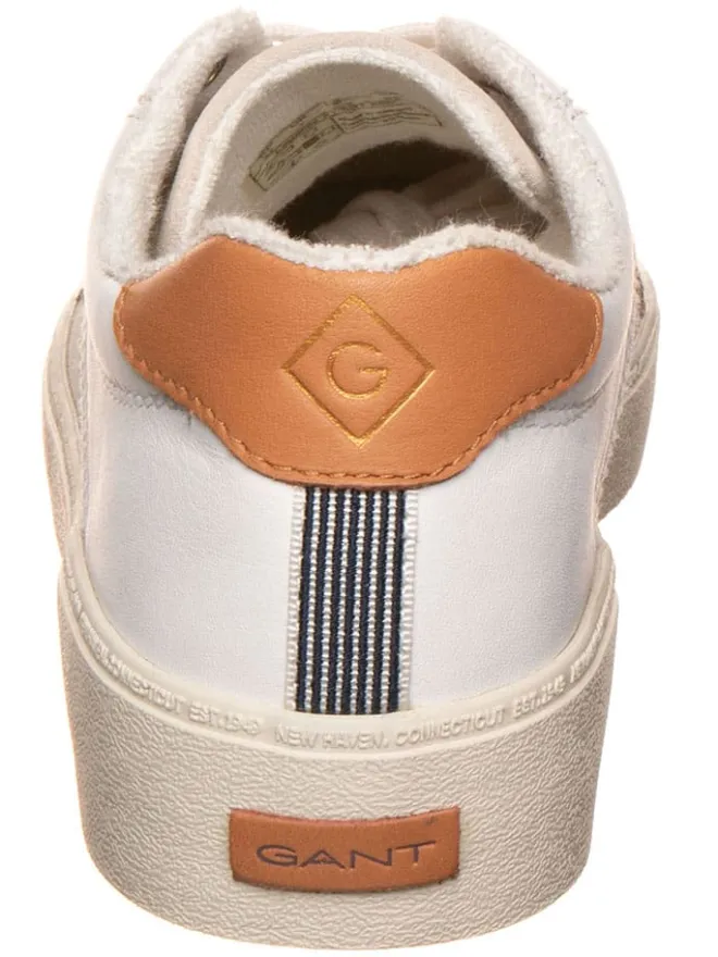 GANT Footwear Sneakers^Leder-Sneakers "Legalilly" in Weiß/ Hellbraun