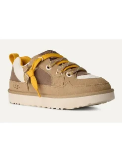 UGG Sneakers^Leder-Sneakers "Lowmel" in Hellbraun