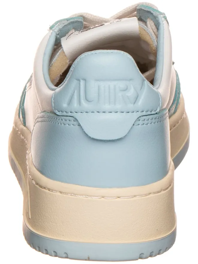 AUTRY Sneakers^Leder-Sneakers "Medalist" in Weiß/ Hellblau