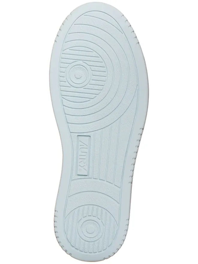 AUTRY Sneakers^Leder-Sneakers "Medalist" in Weiß/ Hellblau