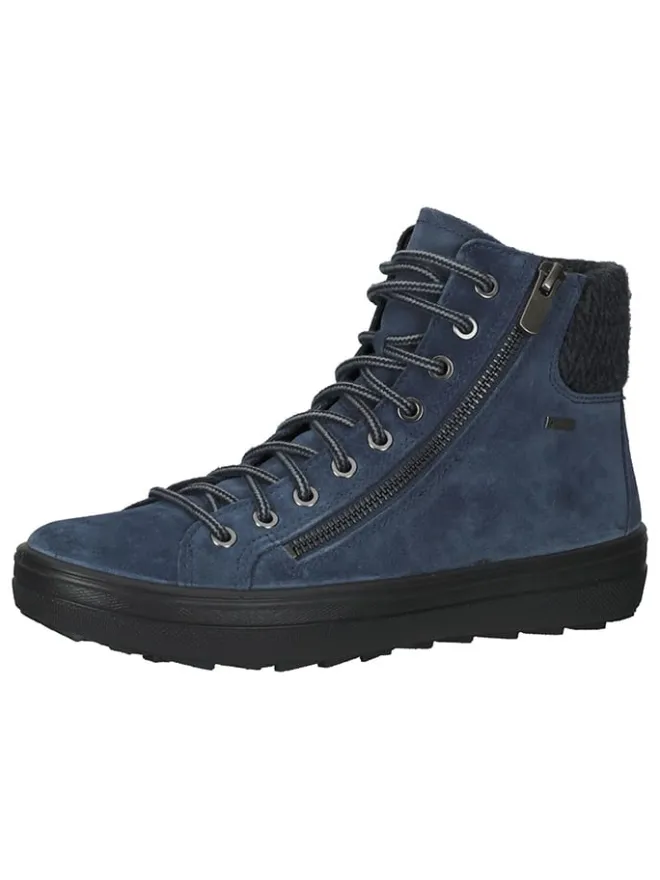 Leder-Sneakers "Mira" in Dunkelblau>Legero Sale