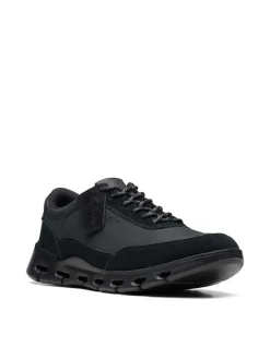 Clarks Sneakers^Leder-Sneakers "Nature X One" in Schwarz