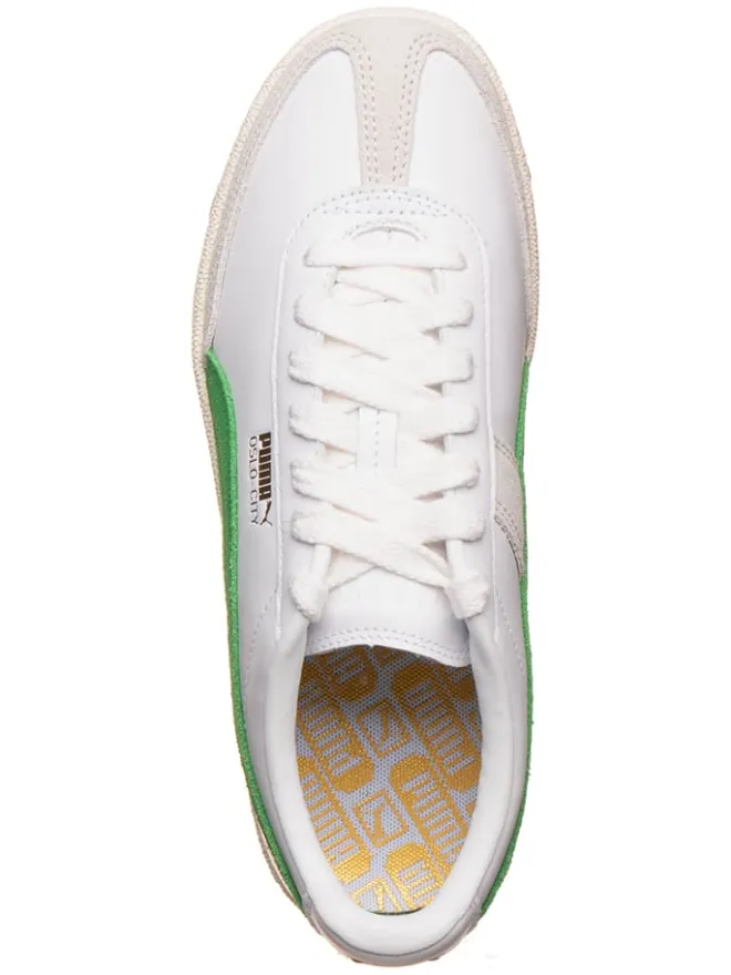 Puma Sneakers|Sneakers^Leder-Sneakers "Oslo-City" in Weiß/ Grün