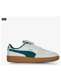 Puma Sneakers·Sneakers Low^Leder-Sneakers "Palermo Premium" in Grün/ Beige