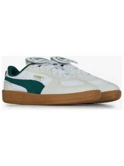 Puma Sneakers·Sneakers Low^Leder-Sneakers "Palermo Premium" in Grün/ Beige