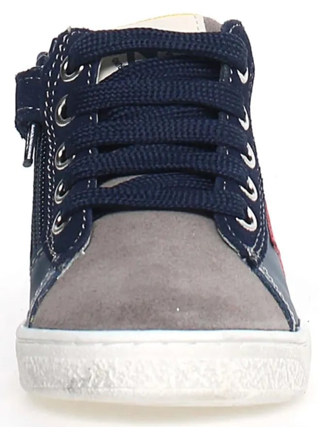 Leder-Sneakers "Pinn" in Dunkelblau>Naturino Clearance