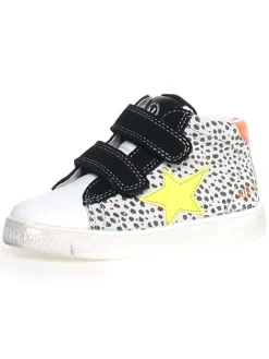 Naturino Sneakers·Sneakers High^Leder-Sneakers "Pinn" in Schwarz/ Weiß