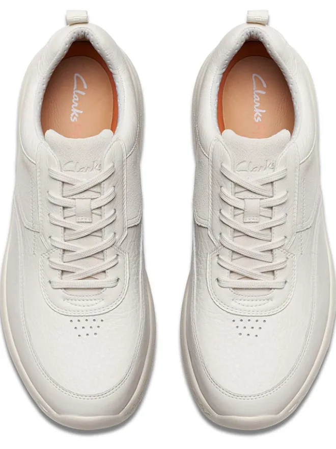 Leder-Sneakers "Pro Lace" in Weiß>Clarks Sale