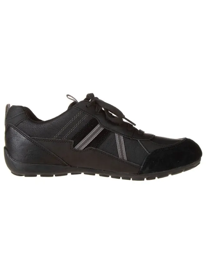 Leder-Sneakers "Ravex" in Schwarz>Geox Sale