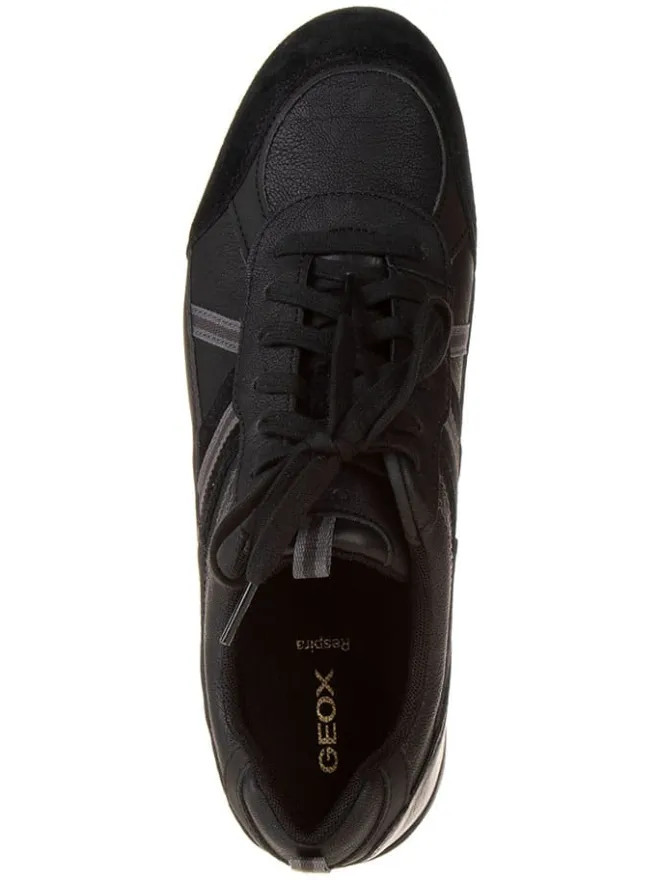 Leder-Sneakers "Ravex" in Schwarz>Geox Sale