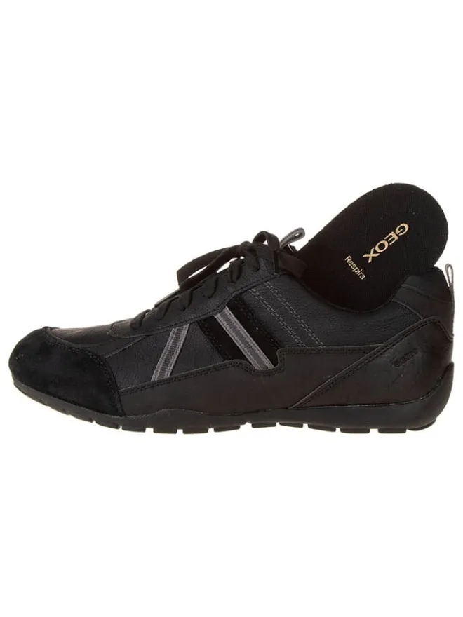 Leder-Sneakers "Ravex" in Schwarz>Geox Sale