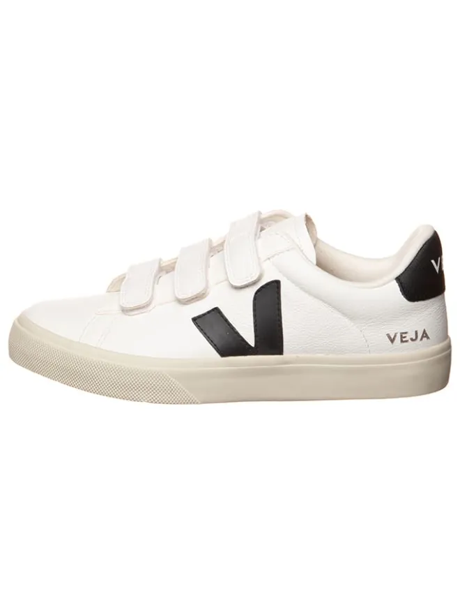 Veja Sneakers^Leder-Sneakers "Recife" in Weiß/ Schwarz