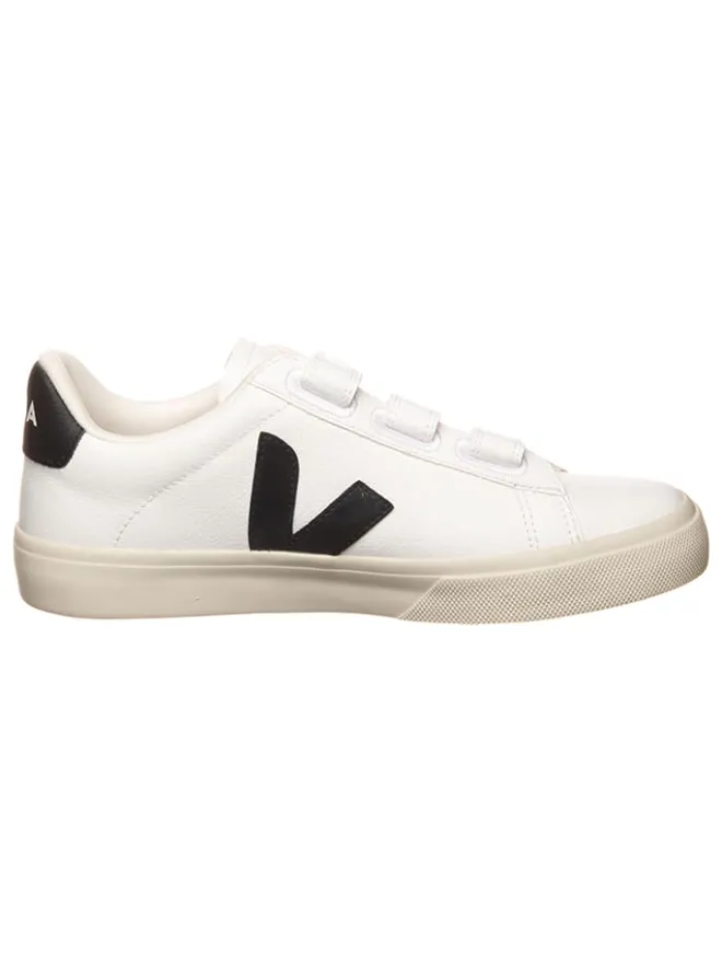 Veja Sneakers^Leder-Sneakers "Recife" in Weiß/ Schwarz