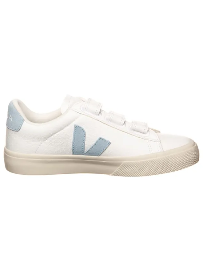 Veja Sneakers^Leder-Sneakers "Recife" in Weiß/ Hellblau