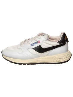 AUTRY Sneakers^Leder-Sneakers "Reelwind Low" in Weiß/ Schwarz