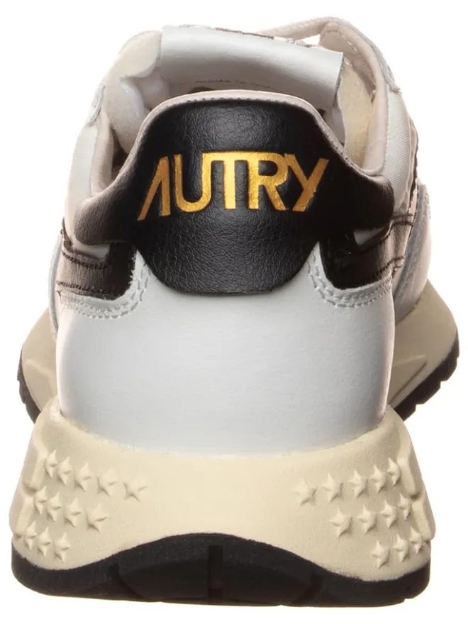 AUTRY Sneakers^Leder-Sneakers "Reelwind Low" in Weiß/ Schwarz