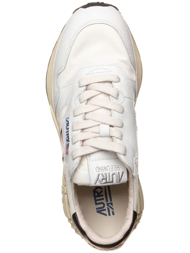 AUTRY Sneakers^Leder-Sneakers "Reelwind Low" in Weiß/ Schwarz