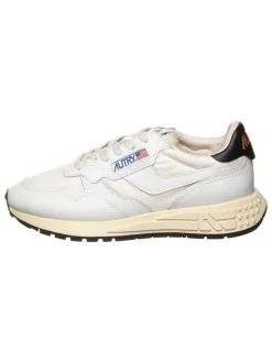 Leder-Sneakers "Reelwind Low" in Weiß/ Schwarz>AUTRY Hot