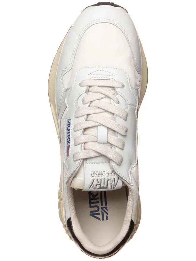 Leder-Sneakers "Reelwind Low" in Weiß/ Schwarz>AUTRY Hot