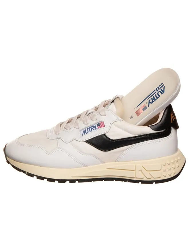 Leder-Sneakers "Relwind" in Weiß/ Schwarz>AUTRY Sale
