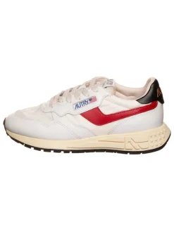AUTRY Sneakers^Leder-Sneakers "Relwind" in Weiß/ Rot