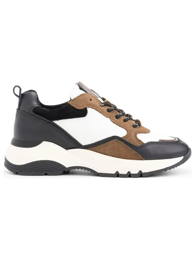 mysa Sneakers^Leder-Sneakers "Rodanthe" in Weiß/ Braun